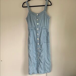 Love stitch Chanbray Button-Down Dress